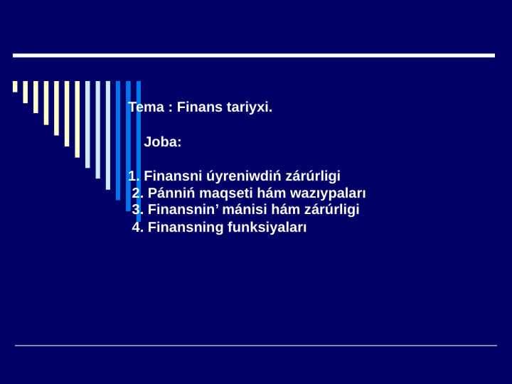 Finans tariyxi