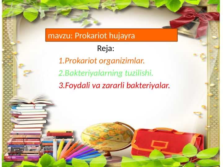 Prokariot hujayra