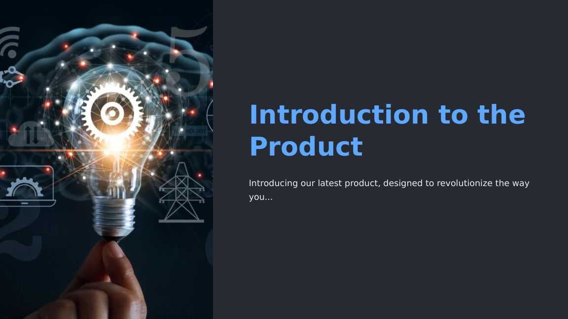 Introduction to the Product