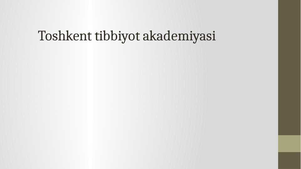 Ultra tovush tekshiruvi.UTT