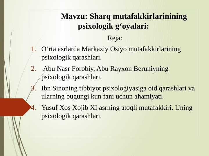 Sharq mutafakkirlari