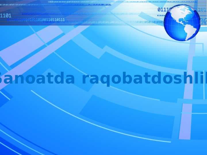 Sanoatda raqobatdoshlik