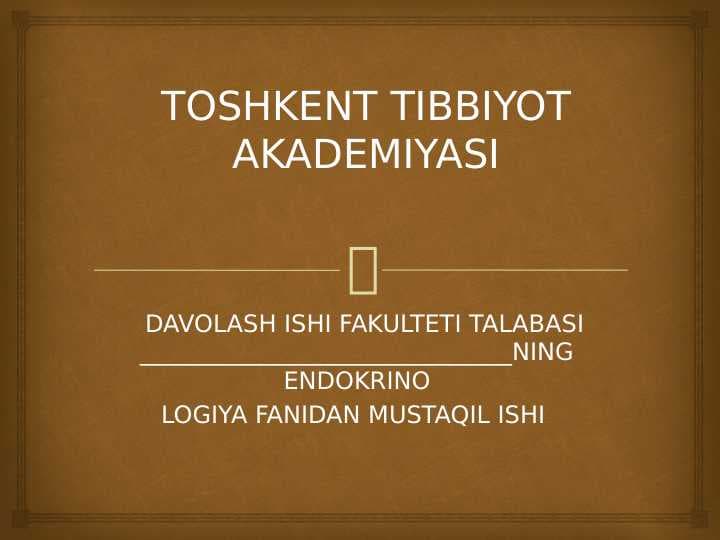 Bo‘sh turk egari sindromi