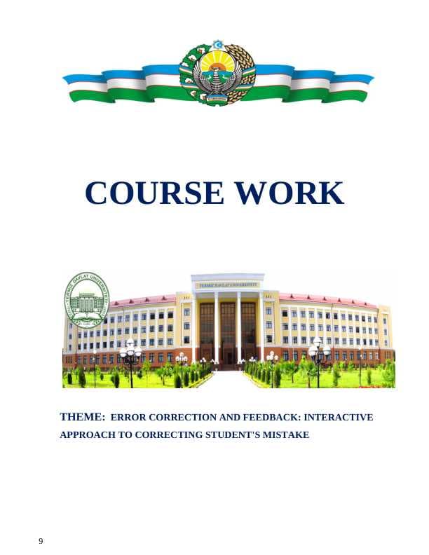 ЕRRОR CОRRЕCTIОN АND FЕЕDBАCK: INTЕRАCTIVЕ АPPRОАCH TО CОRRЕCTING STUDЕNT'S MISTАKЕ