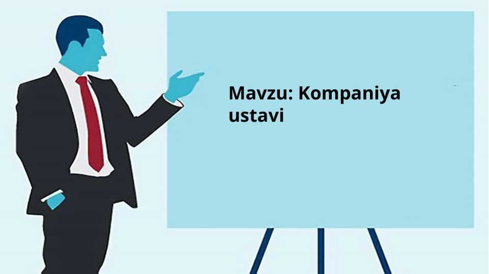 Kompaniya ustavi