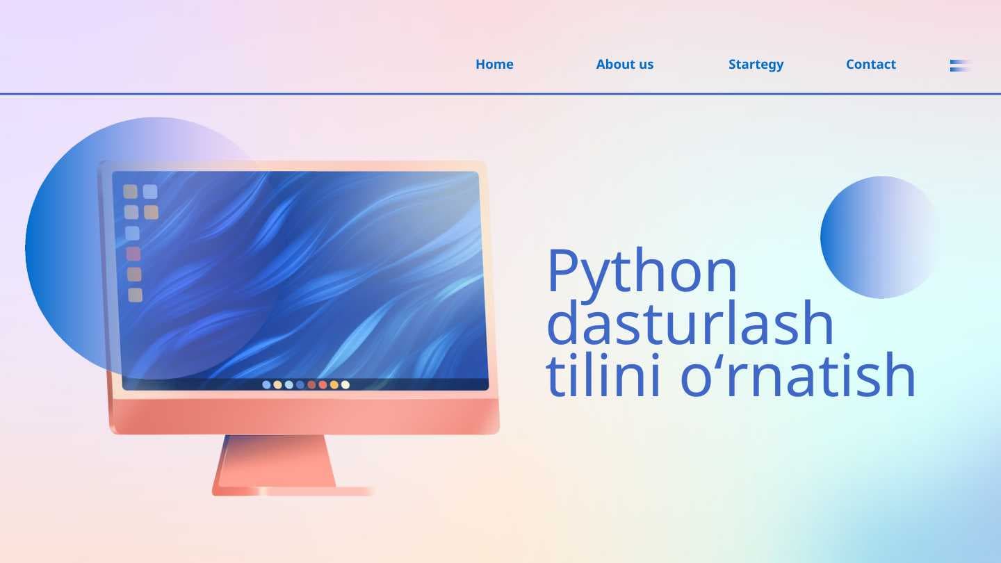 Python dasturlash tili