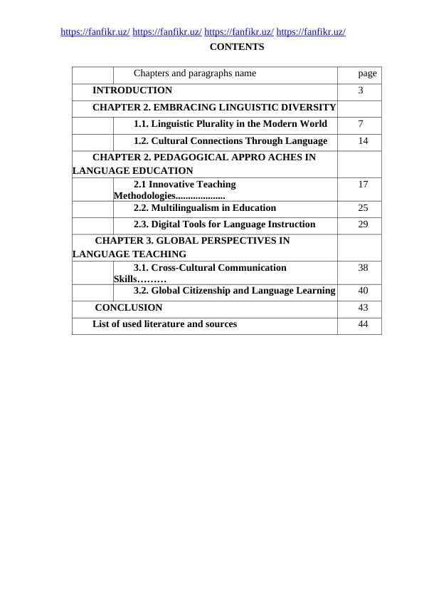 Teaching foreign language in the world