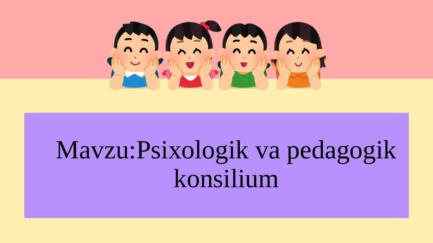 Psixologik va pedagogik konsilium