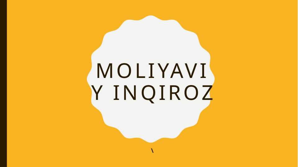 Moliyaviy inqiroz