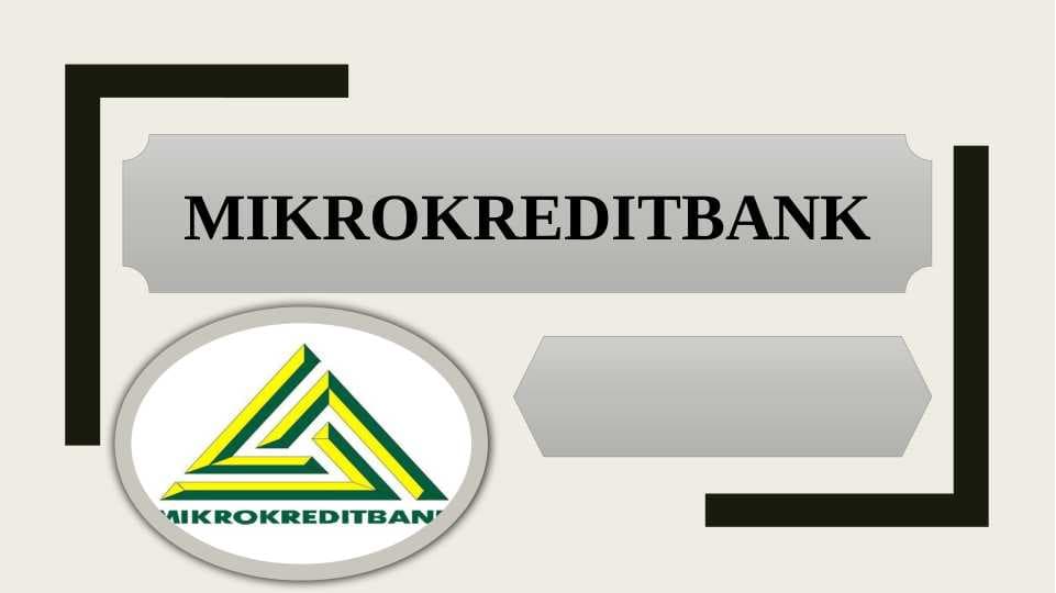 MIKROKREDITBANK AJ