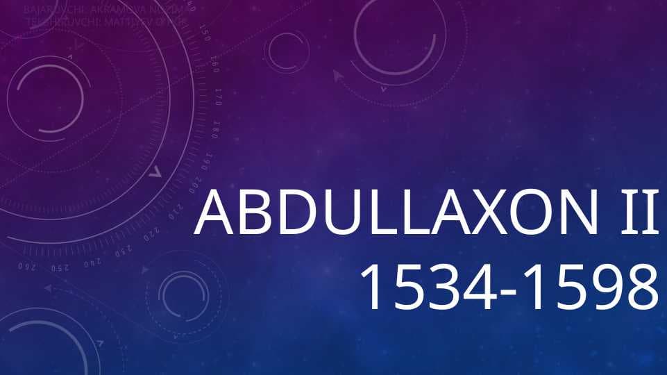 Abdullaxon II