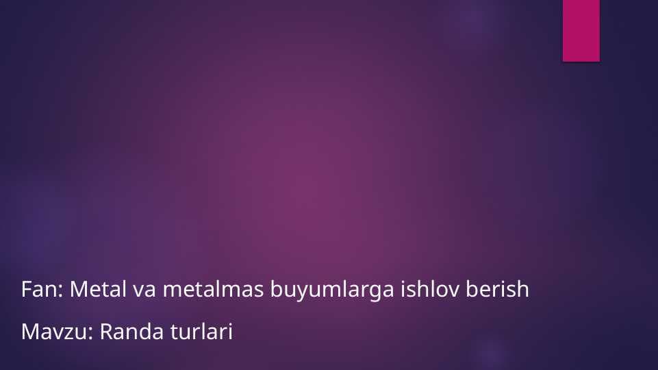 Randa turlari