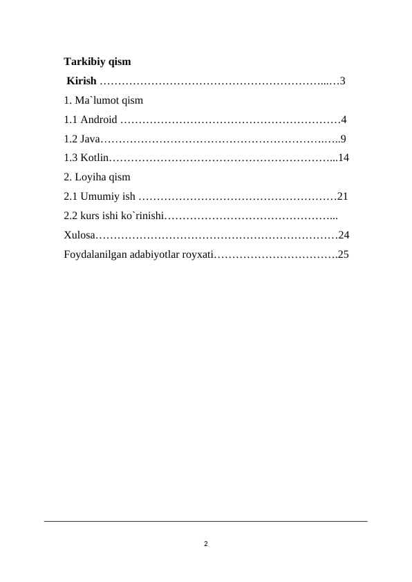 kurs ishi android onlain auksion