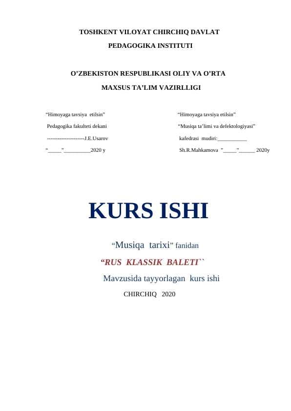 RUS  KLASSIK  BALETI