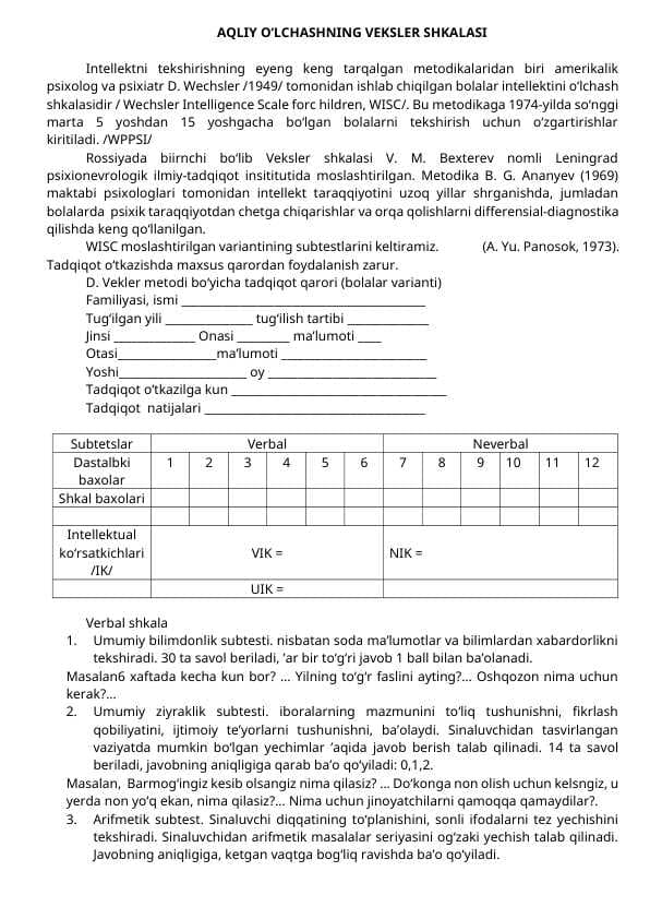 Aqliy metodika