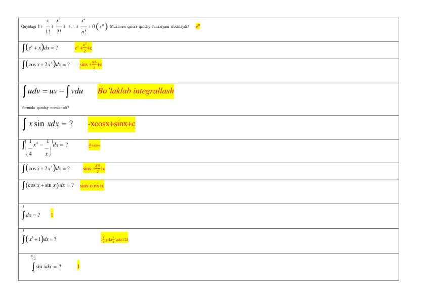 Amaliy matematika YN (JAVOBLAR) (4)