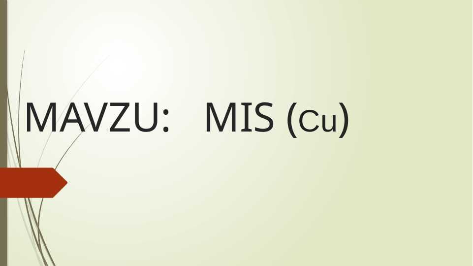 MIS (cu)