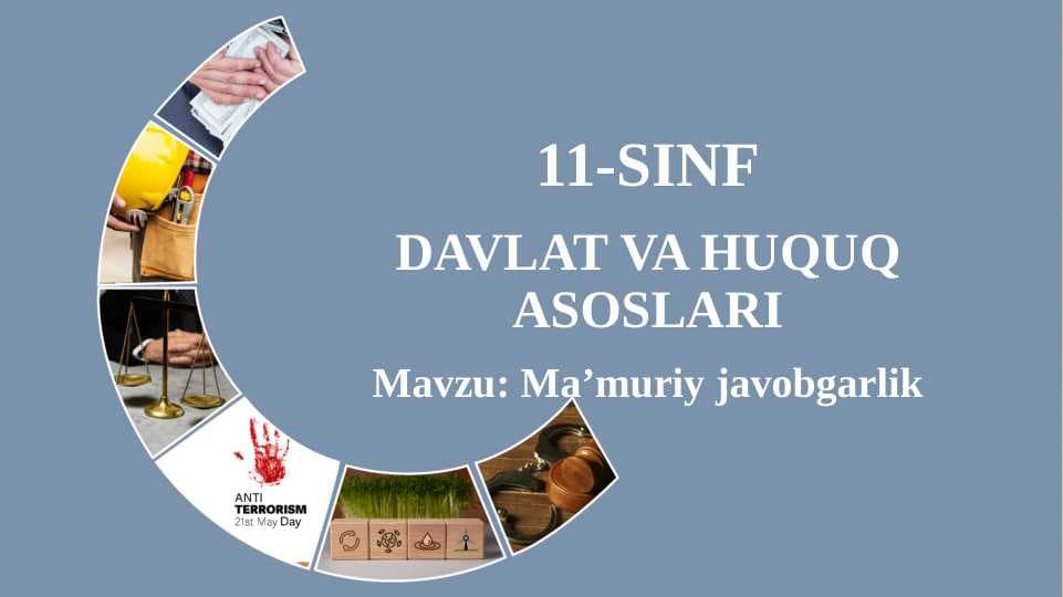 Davlat va huquq asoslari