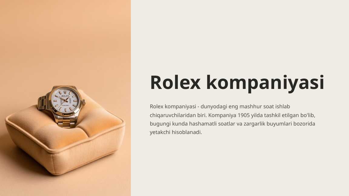 Rolex kompaniyasi