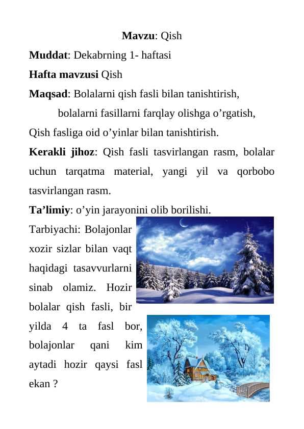 Qish fasli