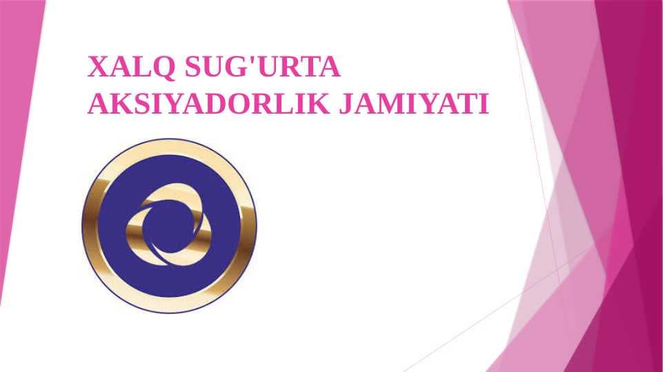 XALQ SUG'URTA AKSIYADORLIK JAMIYATI