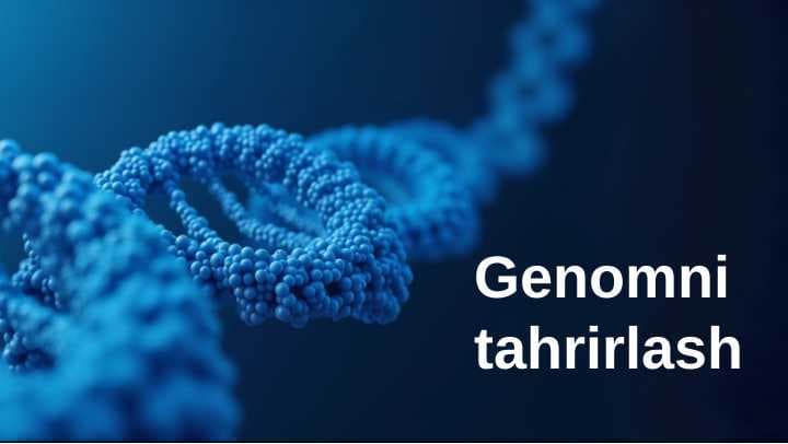 Genomni tahrirlash