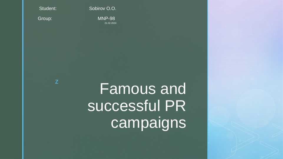 Famous and successful PR campaigns
