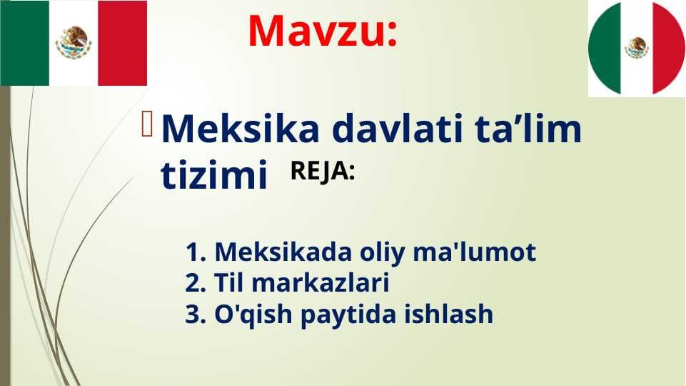 meksika davlati ta’lim tizimi