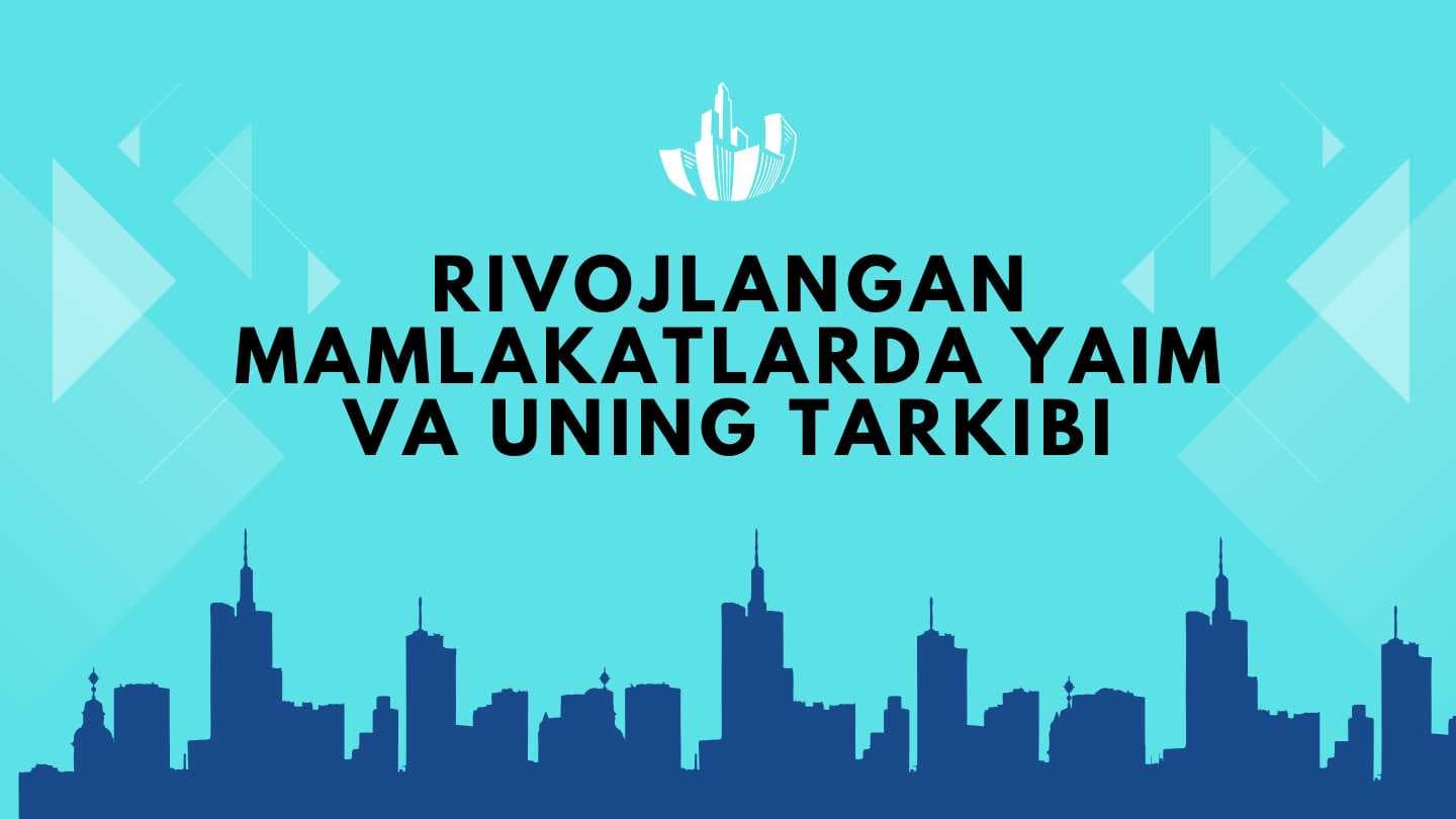 AQSH da YaIM va uning tarkibi, hajmi