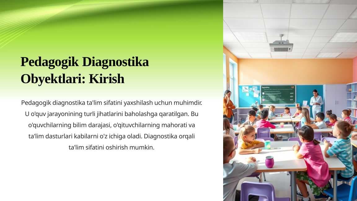 Pedagogik Diagnostika Obyektlari (taqdimot )
