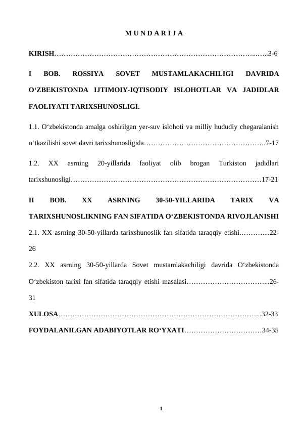 O‘rtа Оsiyo tаriхining sovet mustаmlаkаchiligi dаvri tarixshunosligi