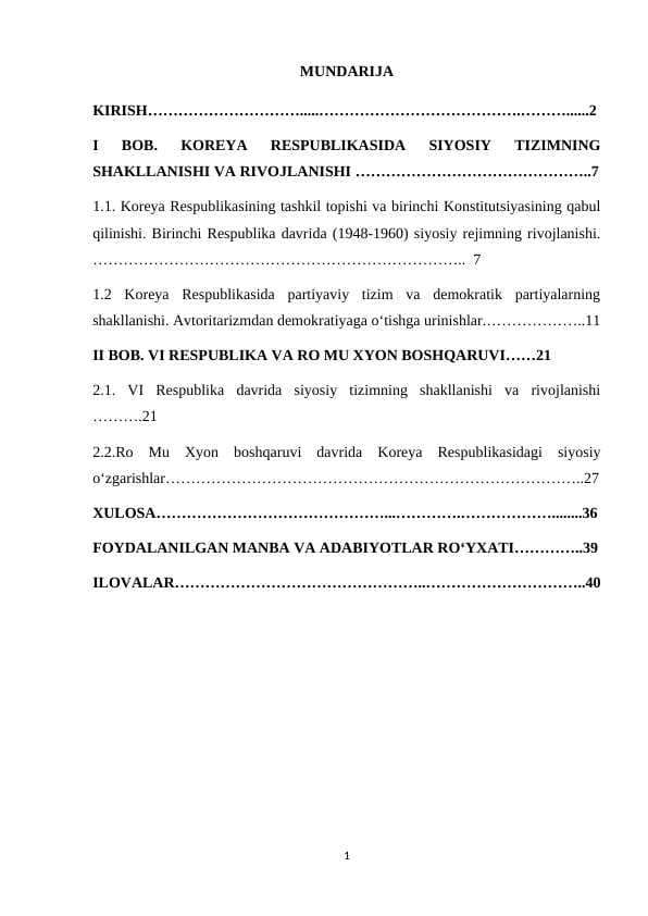 XX asr oxiri-XXI asr boshlarida Janubiy Koreya Respublikasi
