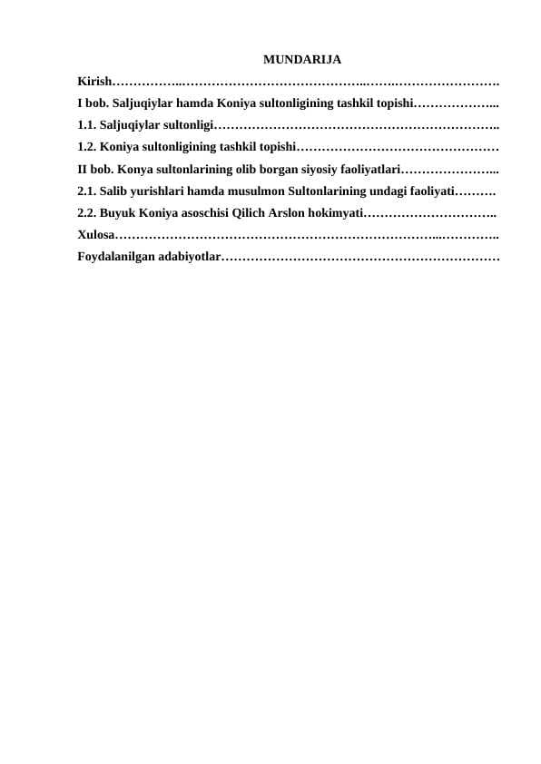 Koniya sultonligi