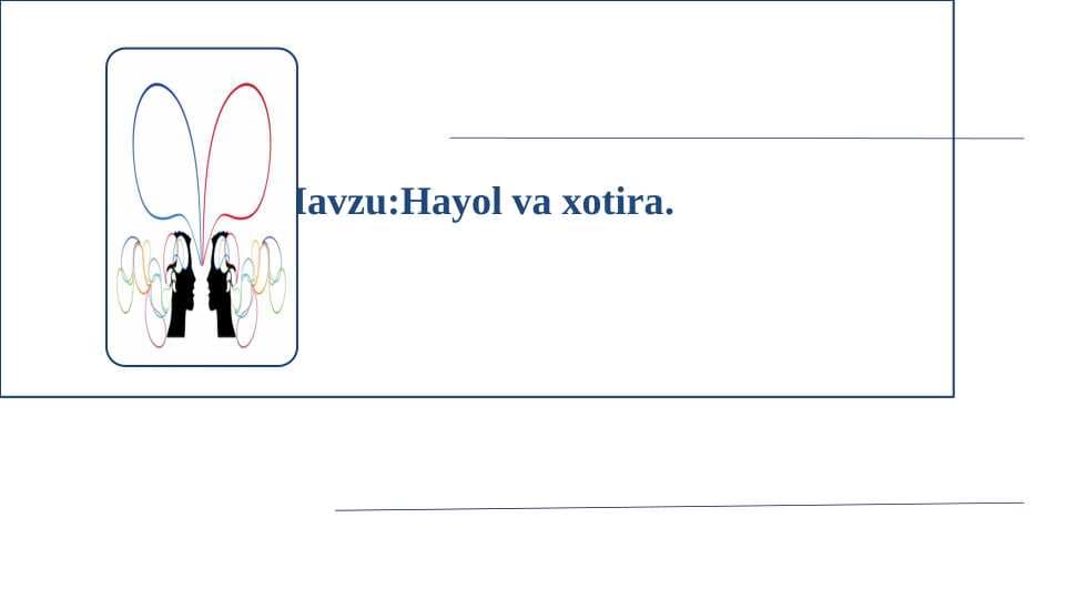Hayol va xotira