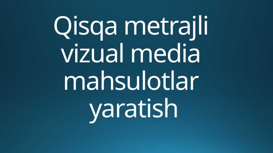Qisqa metrajli