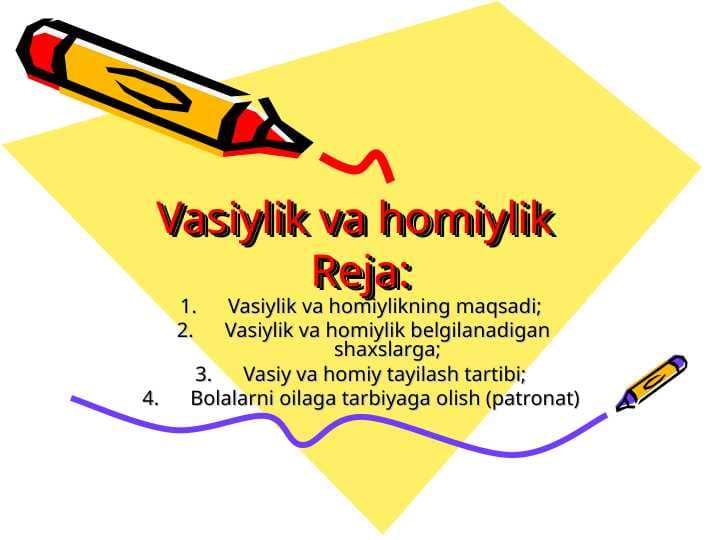 Vasiylik va homiylik