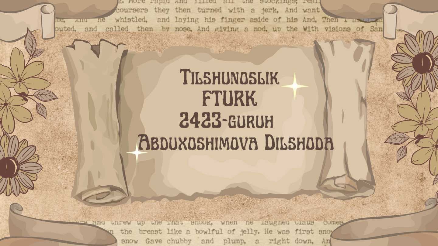 RUS TILSHUNOSLIGI
