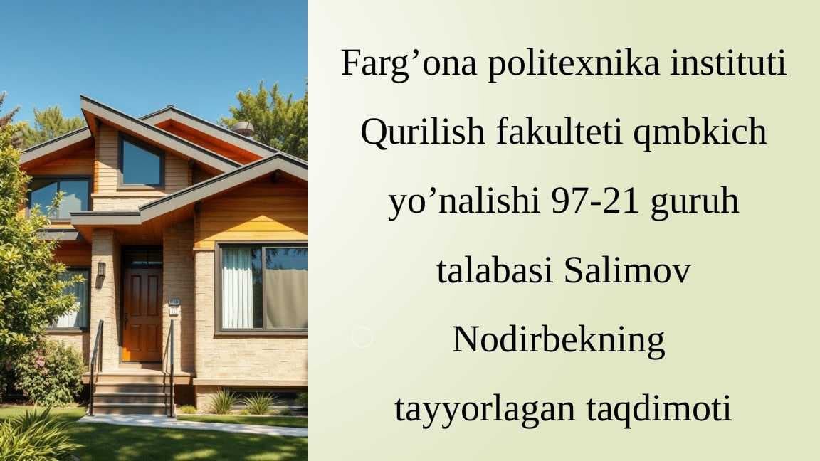 Pardozlash va issiqlik izolatsiya materyallarining turlari