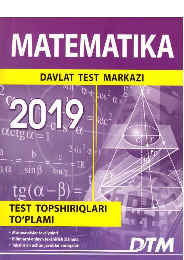 MATEMATIKA DTM-2019 ORIGINAL BAZASI