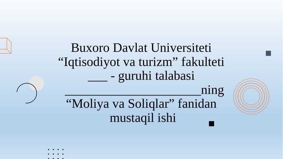 Yaponiya moliya va soliq tizimi
