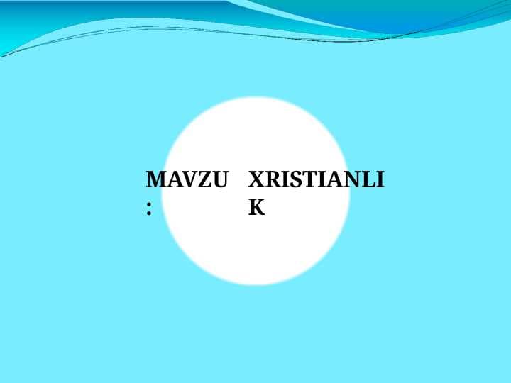 xristianlik