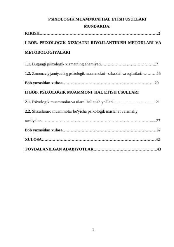 PSIXOLOGIK MUAMMONI HAL ETISH USULLARI k.doc