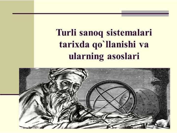 Turli sanoq sistemalari