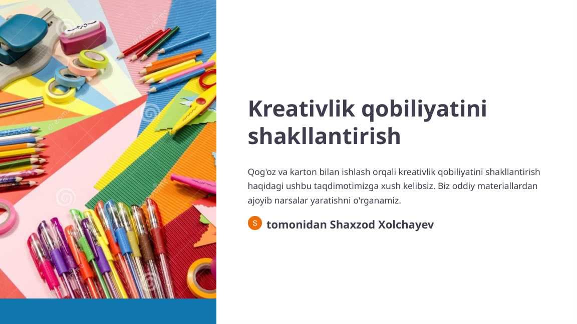 Kreativlik qobiliyatini shakllantirish