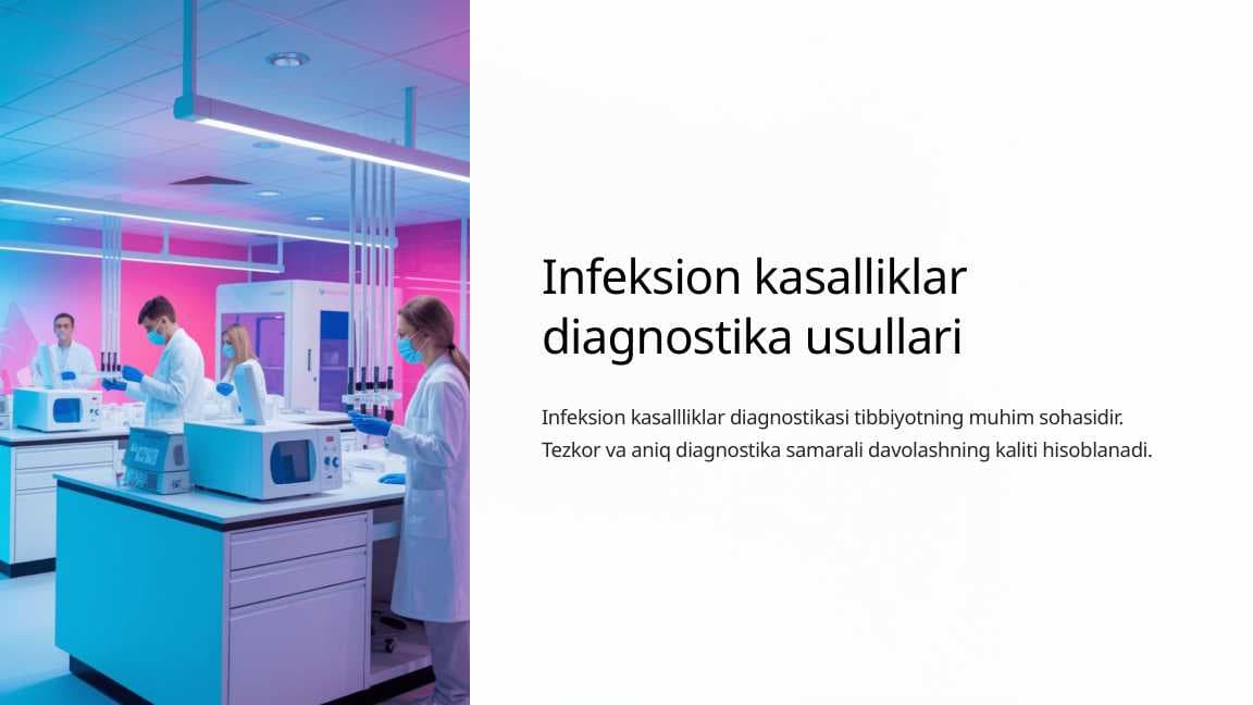Infeksion kasalliklar diagnostika usullari