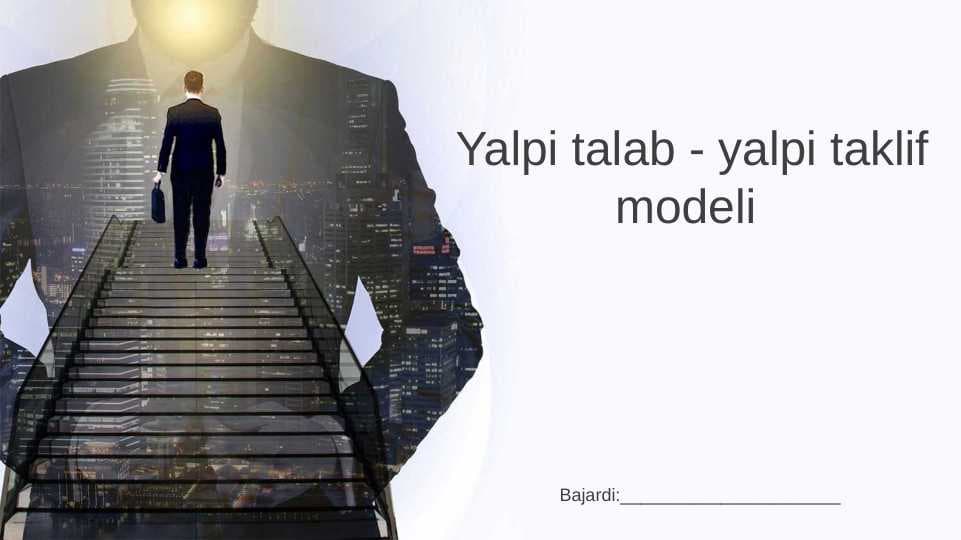 Yalpi talab - yalpi taklif modeli