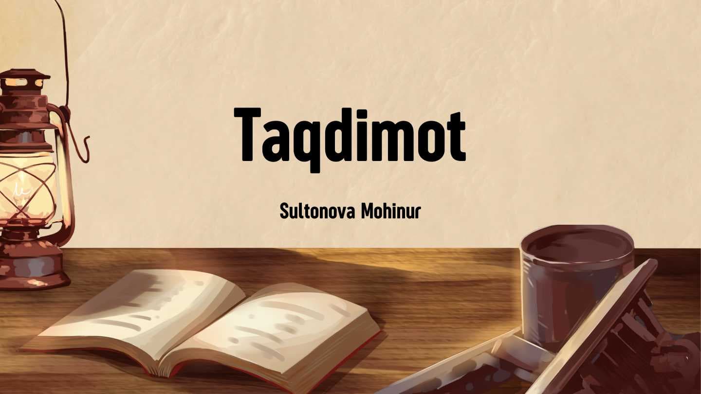 Amir Temur haqida slayd