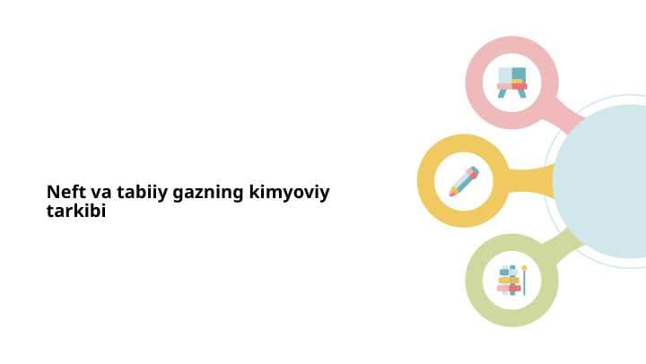 Neft va tabiiy gazning kimyoviy tarkibi