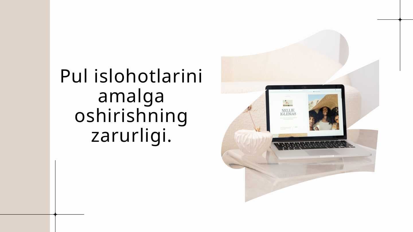 Pul islohotlari