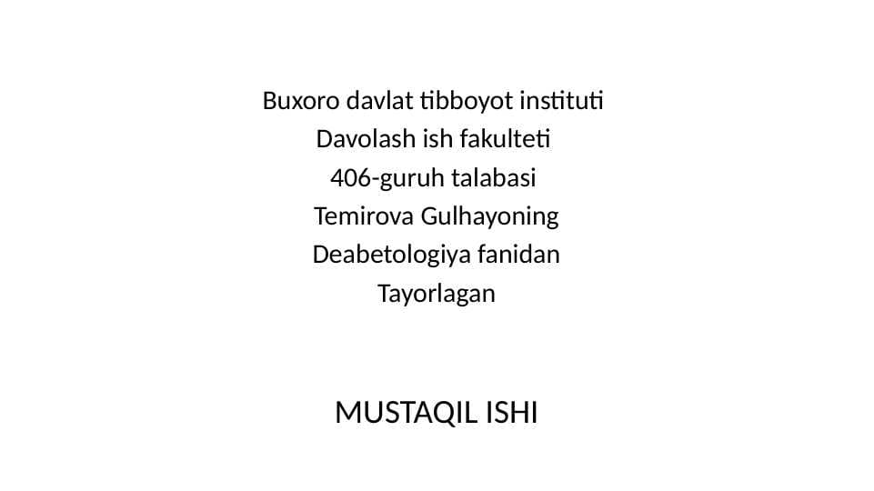 Diabetik tovon sindromi